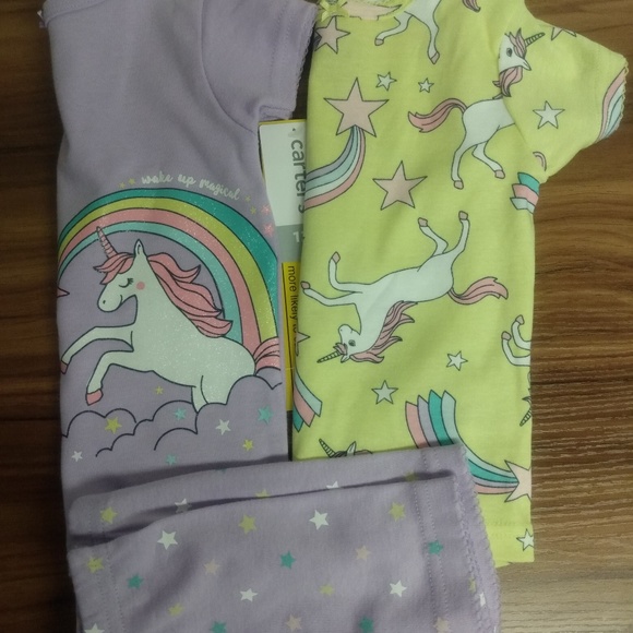 Carter's Other - Carter's Unicorn Cotton Pajamas 3 Pc-New with Tags